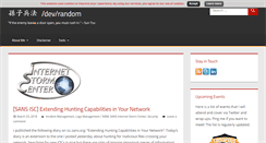 Desktop Screenshot of blog.rootshell.be